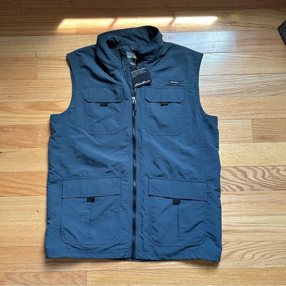 Eddie Bauer NWT Hiking Fishing Hunting Vest Tall Large